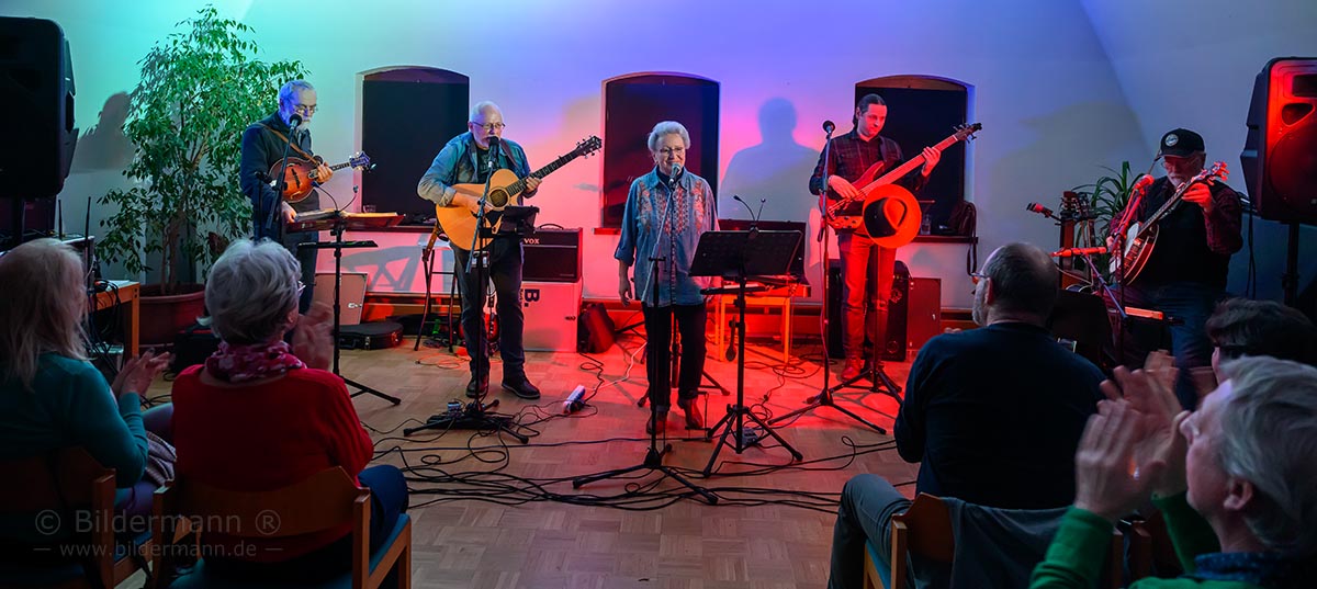 Konzert der BLUEGRASS COUNTRY RAMBLERS am 16. Januar 2025 im Putjatinhaus Dresden. (Foto:BILDERMANN.de)