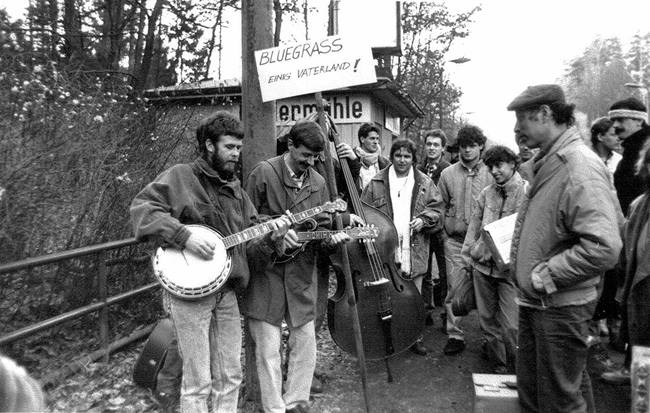 Treff Bluegrassszene der ehem. DDR in Jena 1990