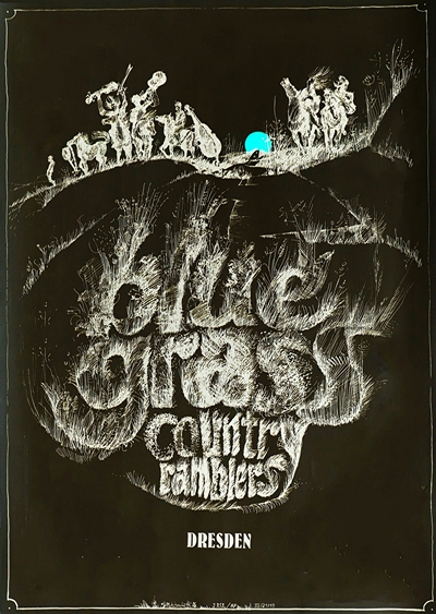 Plakat Bluegrass Country Ramblers klein
