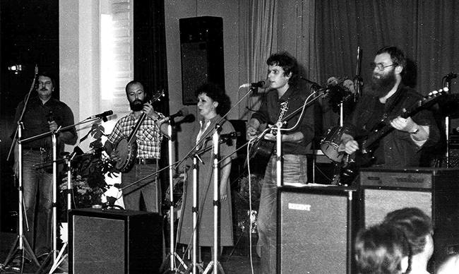 Bluegrass Country Ramblers bei Konzert vor 1981 (Foto K. Schwarting)