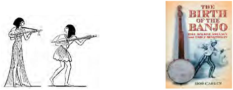 zwei Banjospielerinnen im alten Ägypten, Buchtitel